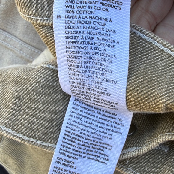 Cos | Relaxed Mid Rise Wide Leg Brown Denim Jean size 32 - Picture 5 of 5